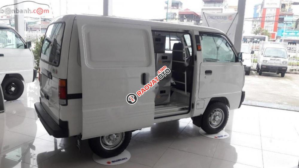 Cần bán Suzuki Super Carry Van Blind Van đời 2018, màu trắng-1