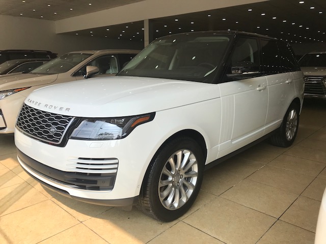 Giao ngay Rangerover HSE model 2019 trắng, nội thất nâu socola, xe nhập mới 100%-1