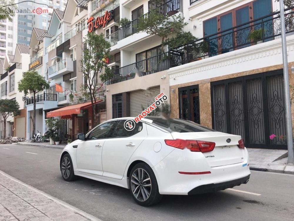 Cần bán lại xe Kia Optima 2.0 sản xuất 2015, màu trắng, xe nhập như mới -6