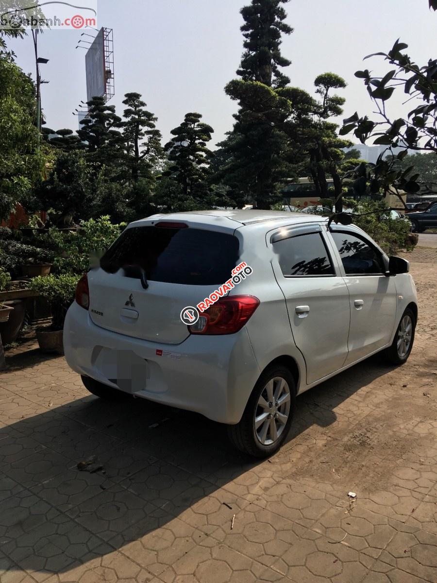 Cần bán gấp Mitsubishi Mirage MT năm 2014, màu trắng, nhập khẩu  -2