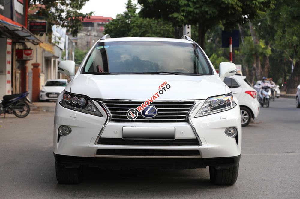 Bán Lexus RX 450H sản xuất 2012, màu trắng, xe nhập Mỹ, giá tốt-0