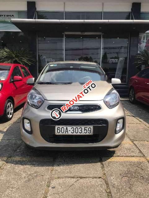 Bán xe Kia Morning 1.0 đời 2016, màu vàng, giá chỉ 240 triệu-0