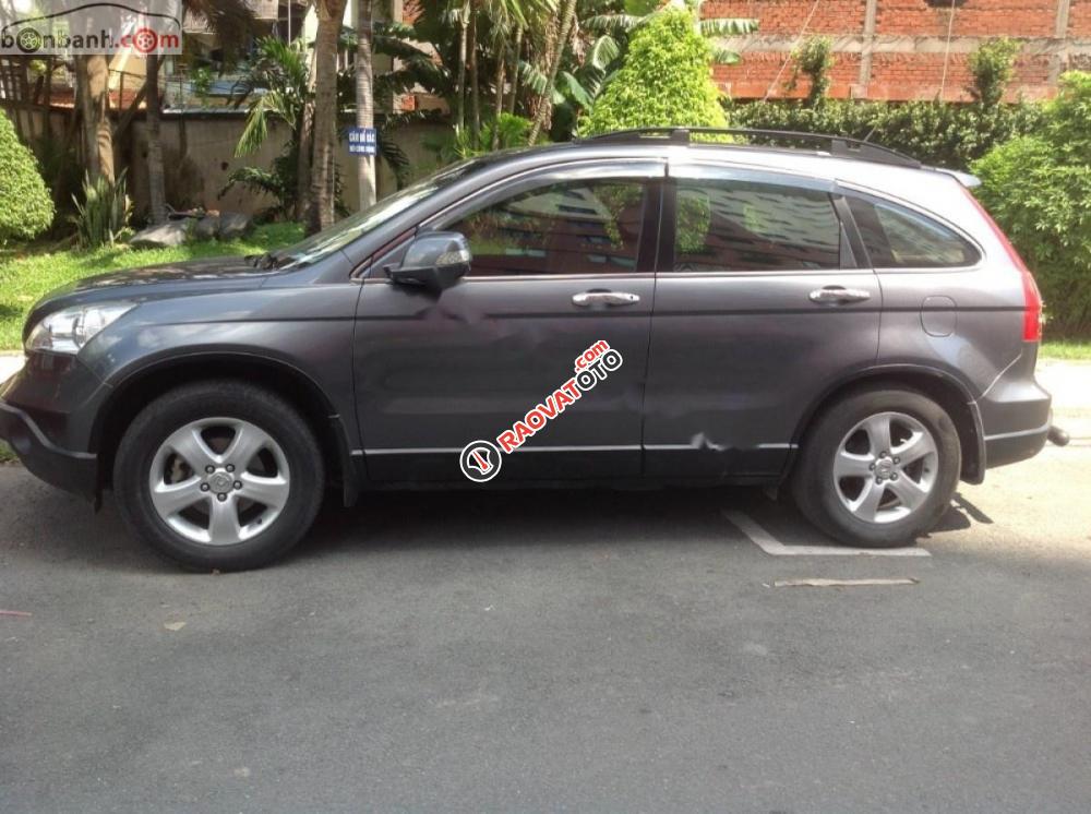 Bán Honda CR V 2.0 AT sản xuất năm 2009, màu xám, xe nhập -0