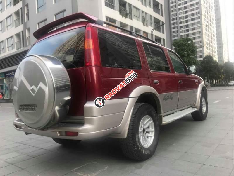 Cần bán xe Ford Everest 4X4 MT đời 2006, màu đỏ chính chủ giá cạnh tranh-1