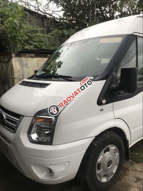 Bán Ford Transit LX 2015, màu trắng chính chủ-1