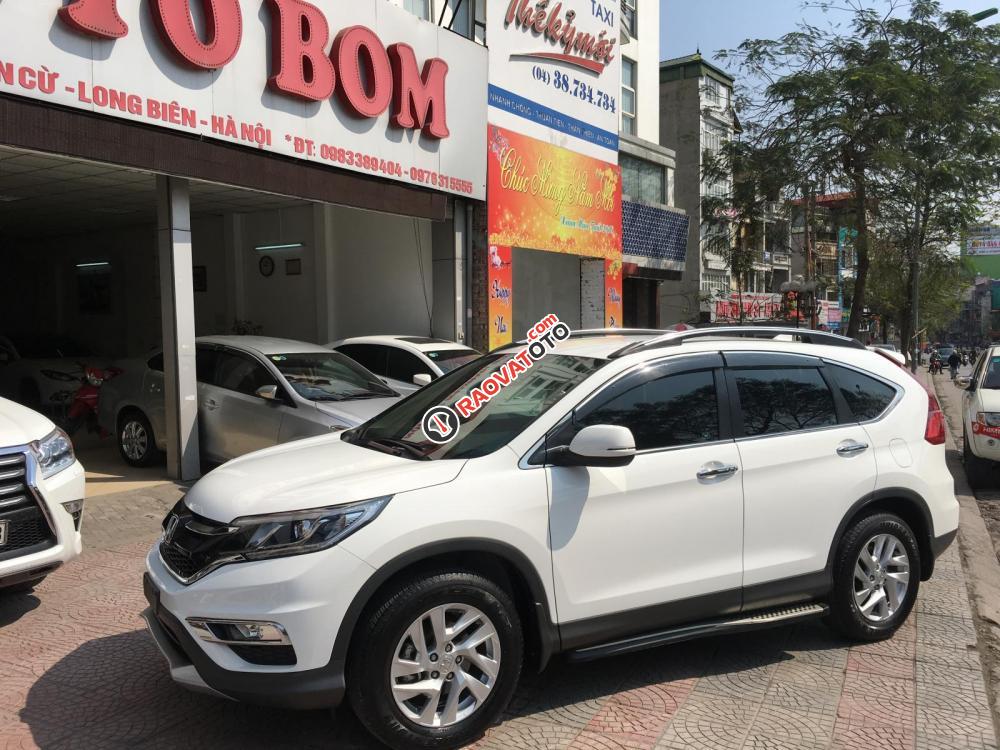 Bán Honda CR V 2.0 năm 2016, màu trắng-0