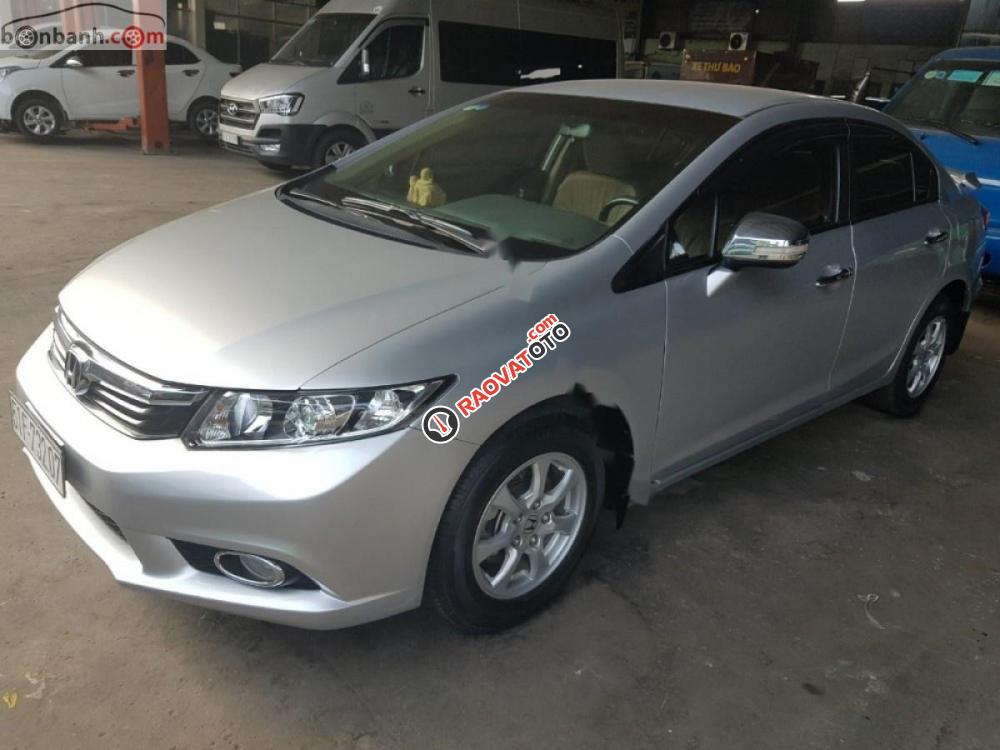 Bán xe Honda Civic 1.8AT đời 2014, màu bạc-0