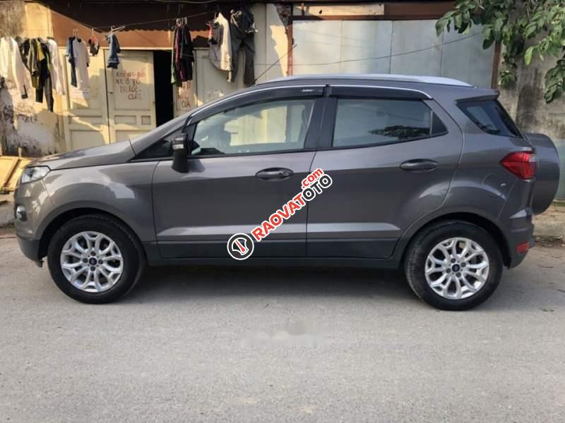 Cần bán lại xe Ford EcoSport 1.5AT đời 2015, màu xám số tự động, giá tốt-0