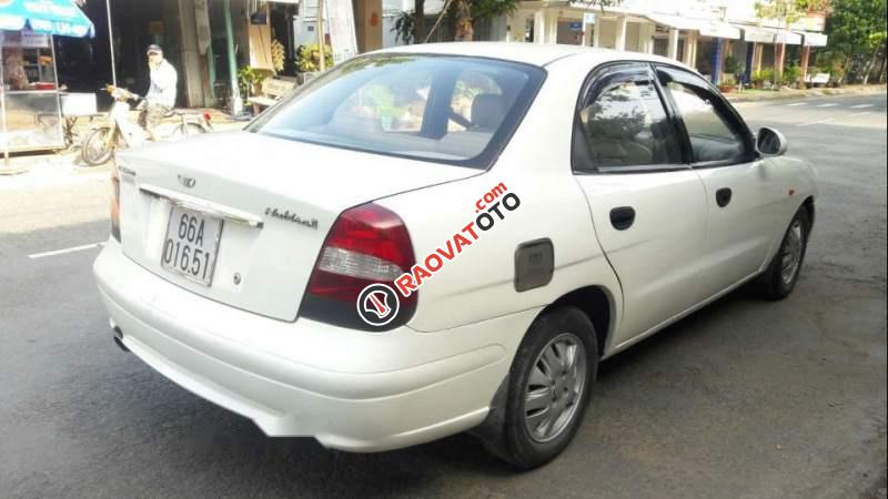Bán Daewoo Nubira II sản xuất 2003, màu trắng, xe nhập-2