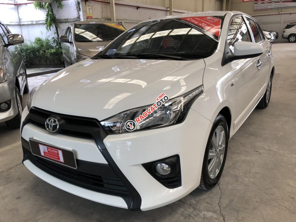 Toyota Yaris E sản xuất 2015, màu trắng-1