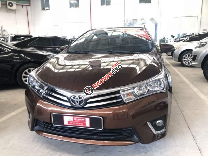 Bán Toyota Corolla altis 1.8G đời 2014, màu nâu  -4