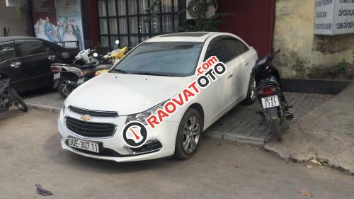 Bán ô tô Chevrolet Cruze 1.8 AT sản xuất 2016, màu trắng  -0