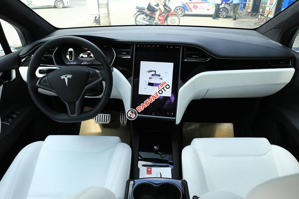 Bán Tesla X P100D đời 2018, màu trắng, nhập khẩu-16