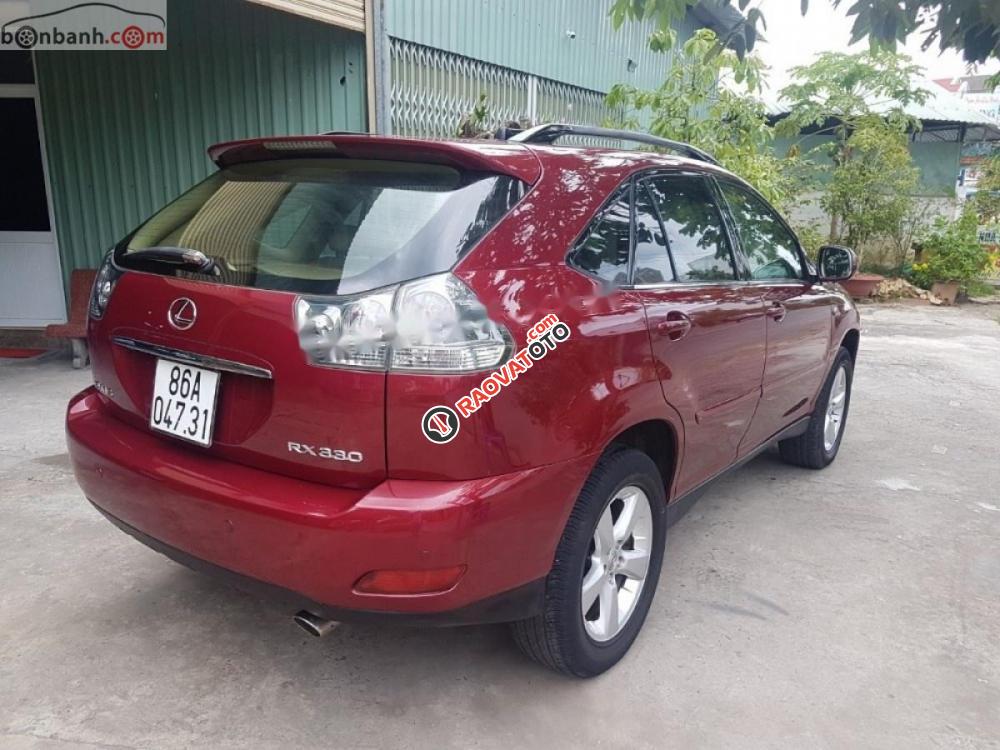 Bán Lexus RX 330 AWD 2004, màu đỏ, xe nhập, giá 640tr-5