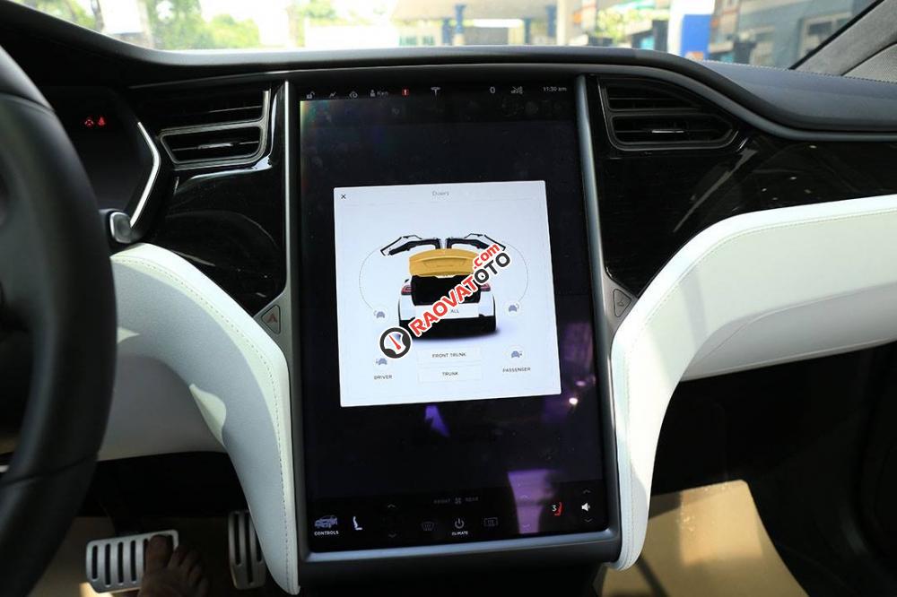 Bán Tesla X P100D đời 2018, màu trắng, nhập khẩu-22