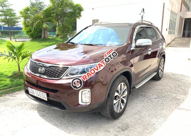 Bán xe Kia Sorento 2.4GATH máy xăng, full model 2017 một chủ-1