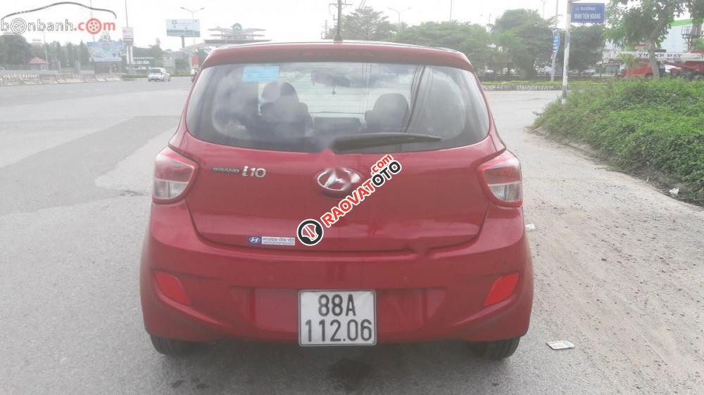 Cần bán xe Hyundai i10 1.0MT đời 2015, màu đỏ, xe nhập, giá 299tr-1