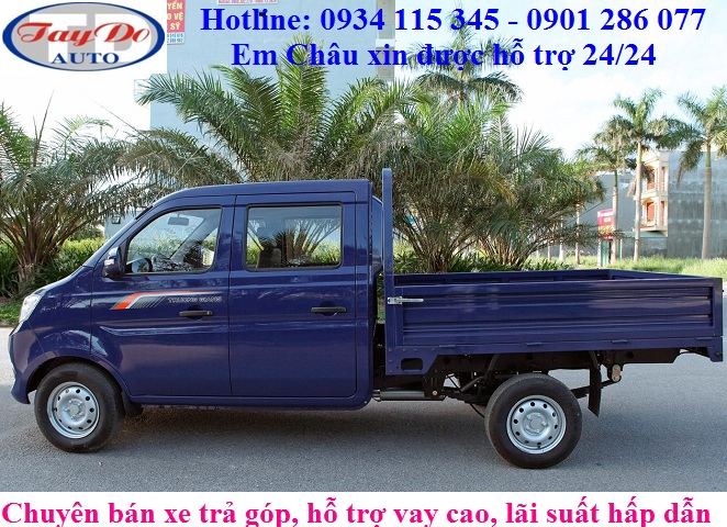 Chuyên bán xe tải Cabin đôi, 5 chỗ ngồi, Trường Giang T3, giá tốt nhất Việt Nam, sẵn xe công ty-2