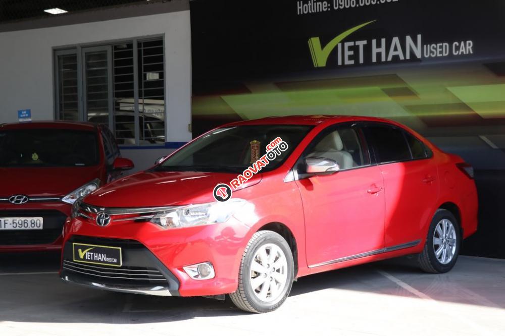 Bán ô tô Toyota Vios E 1.5MT sản xuất 2014, màu đỏ-12