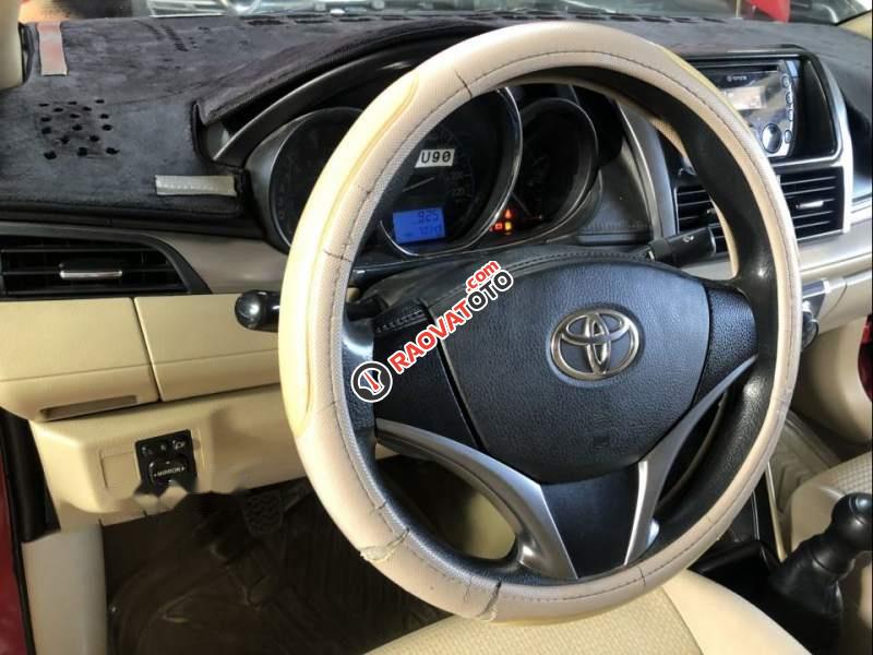 Cần bán lại xe Toyota Vios E 1.5MT năm 2014, màu đỏ, giá 436tr-0