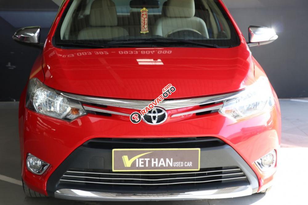 Bán ô tô Toyota Vios E 1.5MT sản xuất 2014, màu đỏ-11