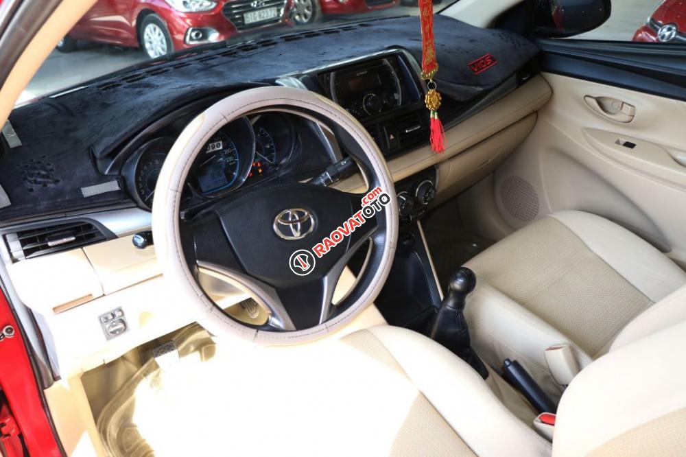 Bán ô tô Toyota Vios E 1.5MT sản xuất 2014, màu đỏ-5