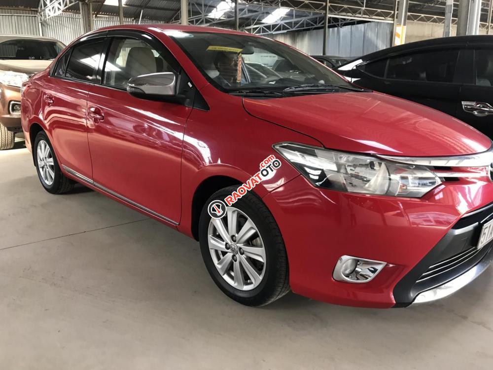Bán Toyota Vios E 1.5MT màu đỏ đô, số sàn, sản xuất 2014, biển Sài Gòn mẫu mới-6