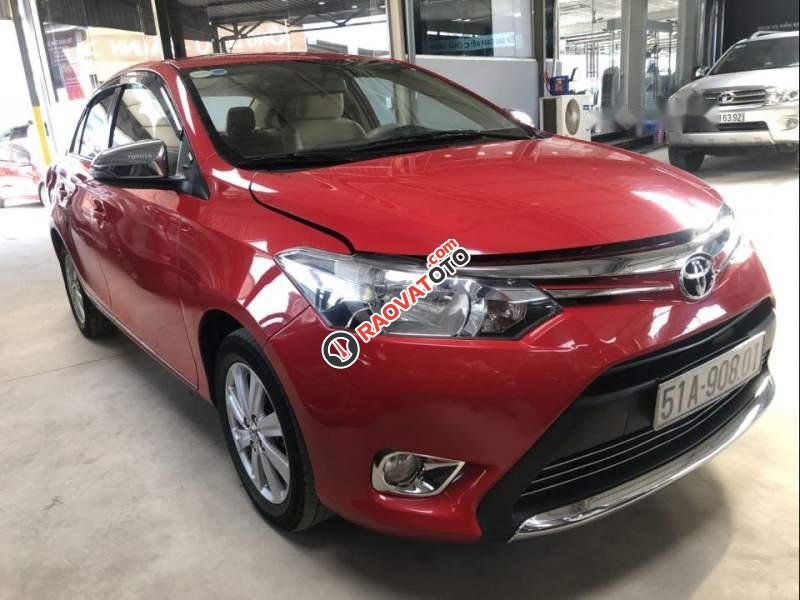 Cần bán lại xe Toyota Vios E 1.5MT năm 2014, màu đỏ, giá 436tr-5