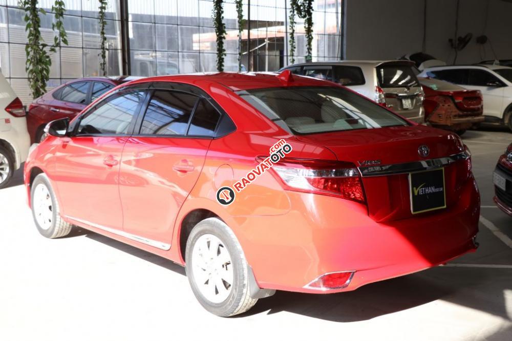 Bán ô tô Toyota Vios E 1.5MT sản xuất 2014, màu đỏ-8