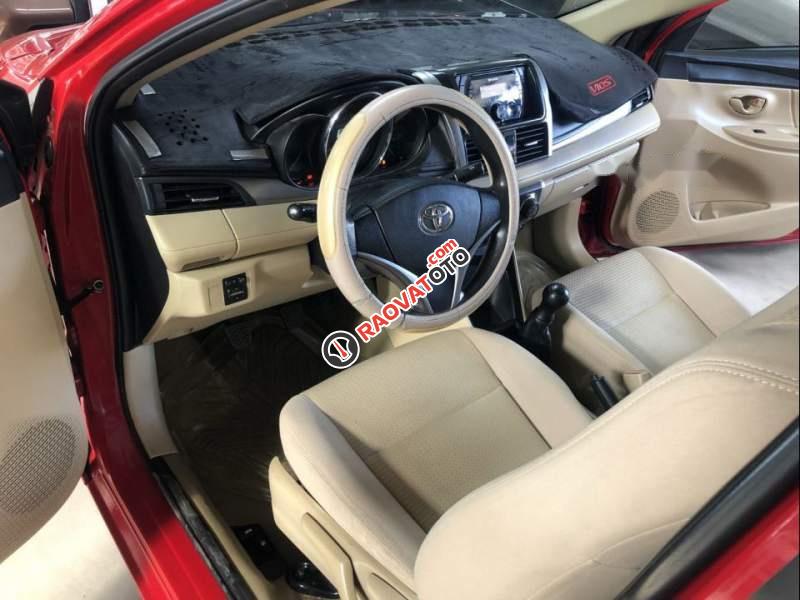 Cần bán lại xe Toyota Vios E 1.5MT năm 2014, màu đỏ, giá 436tr-3