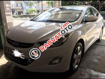 Bán Hyundai Elantra 1.8AT năm sản xuất 2013, màu trắng, xe nhập, 497tr-1