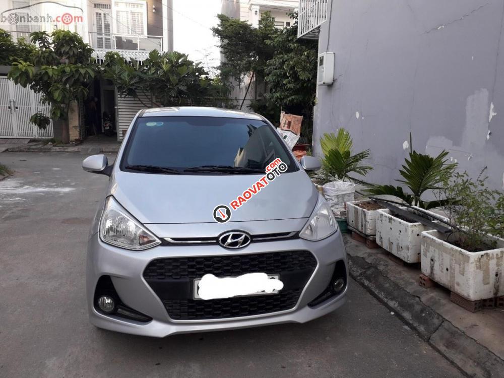 Bán Hyundai i10 Grand 1.0 MT đời 2017, màu bạc, giá tốt-2