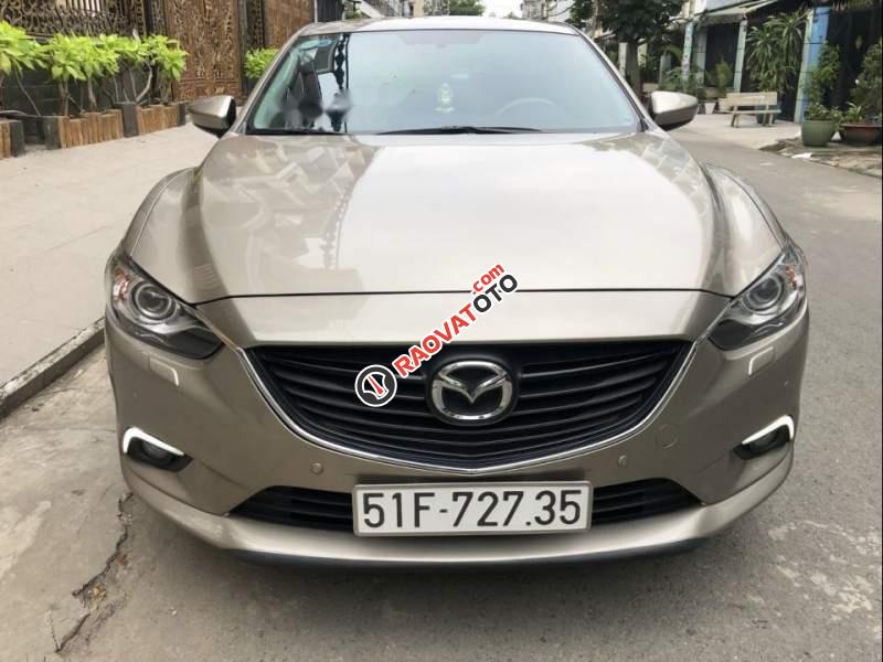 Chính chủ bán Mazda 6 đời 2016, màu vàng cát-0
