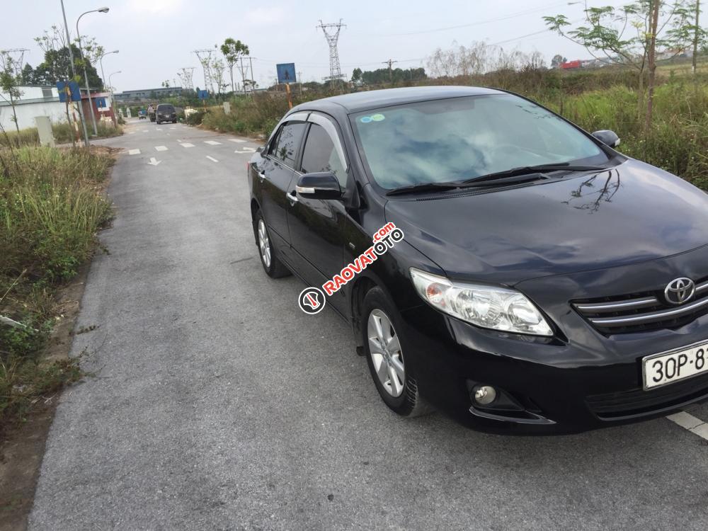 Bán Toyota Corolla Altis 1.8 đời 2009, màu đen. Giá chỉ 395tr-8