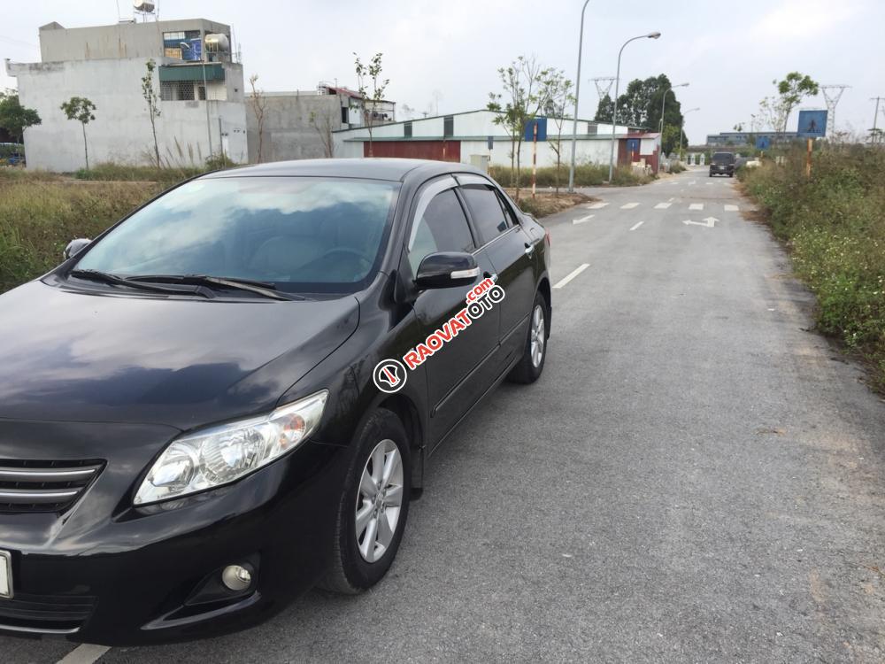 Bán Toyota Corolla Altis 1.8 đời 2009, màu đen. Giá chỉ 395tr-7