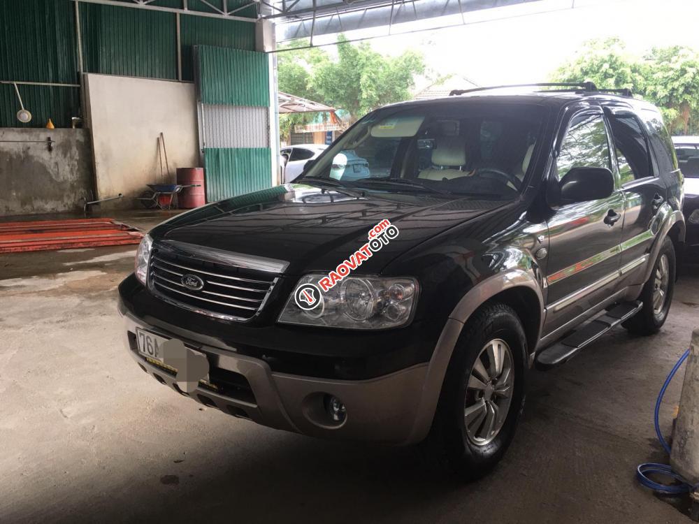 Cần bán lại xe Ford Escape đời 2005 màu đen, 165 triệu-1