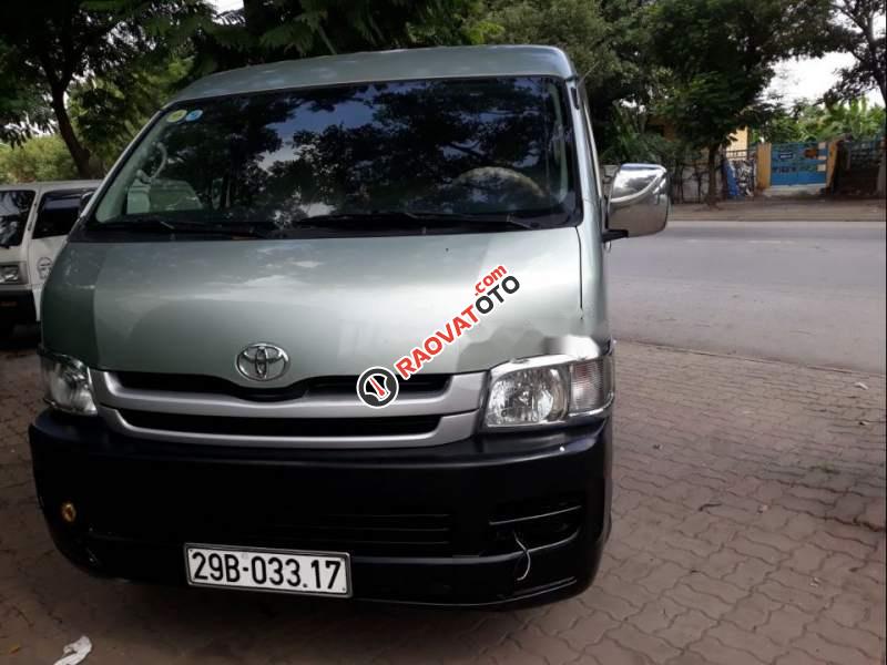 Bán Toyota Hiace 16 chỗ, đời 2008, máy dầu, ngân hàng thanh lý xe chạy cực ít-1