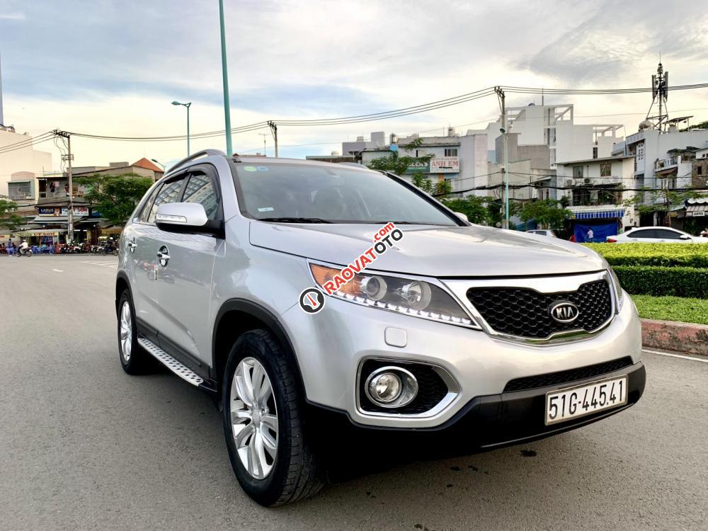 Sorento Limited 2013 số sàn hai cầu màu bạc 8 chỗ, hàng full đủ đồ chơi, gầm cao-0