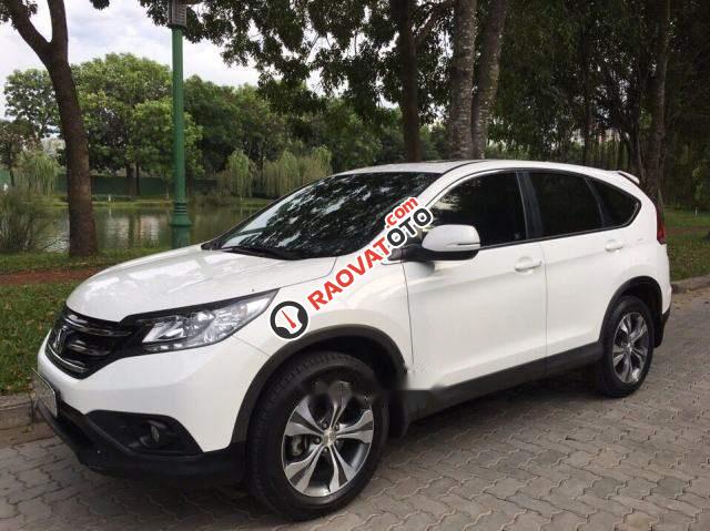 Bán ô tô Honda CR V 2.4 AT đời 2014, màu trắng  -5