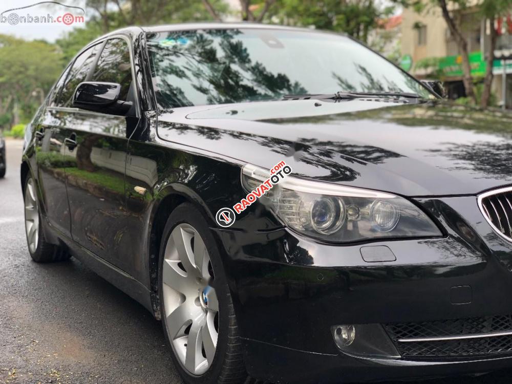 Bán xe BMW 525i 2008, màu đen, nhập khẩu-8