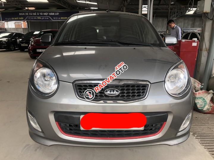 Bán xe Kia Morning SX 2012, màu xám (ghi), giá 226tr-0