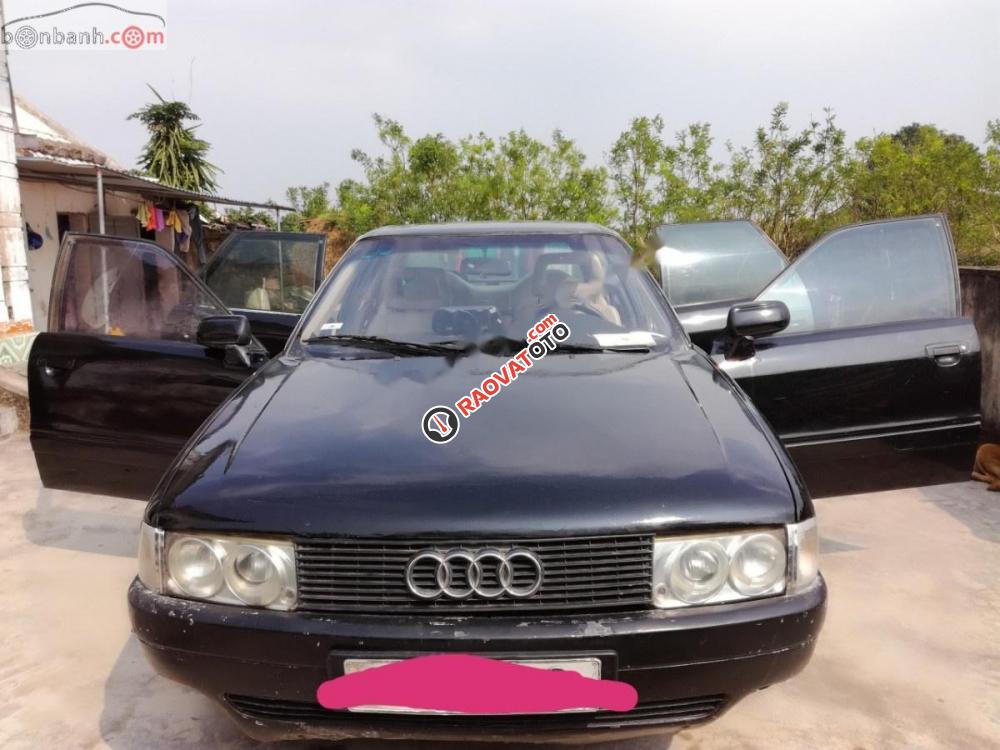 Bán Audi 200 đời 1989, màu đen, xe nhập-0