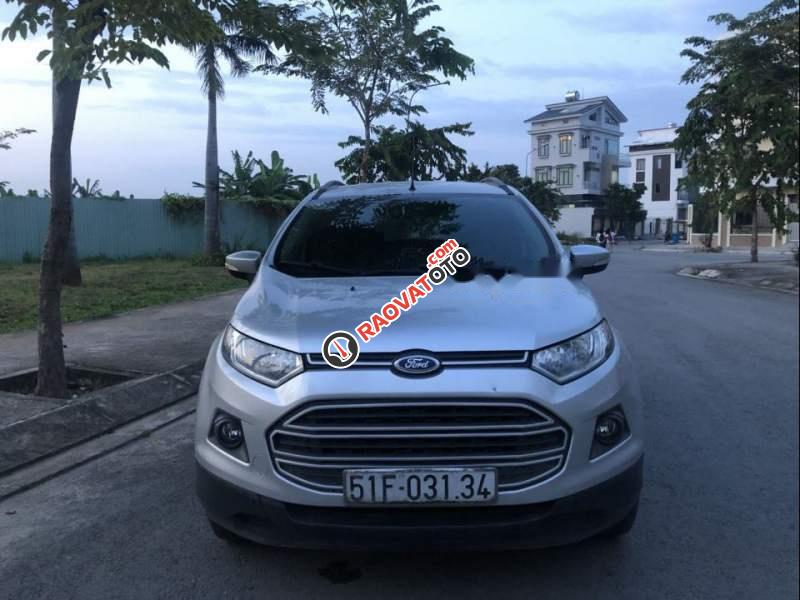 Cần bán gấp Ford EcoSport AT sản xuất 2014, màu bạc số tự động-1