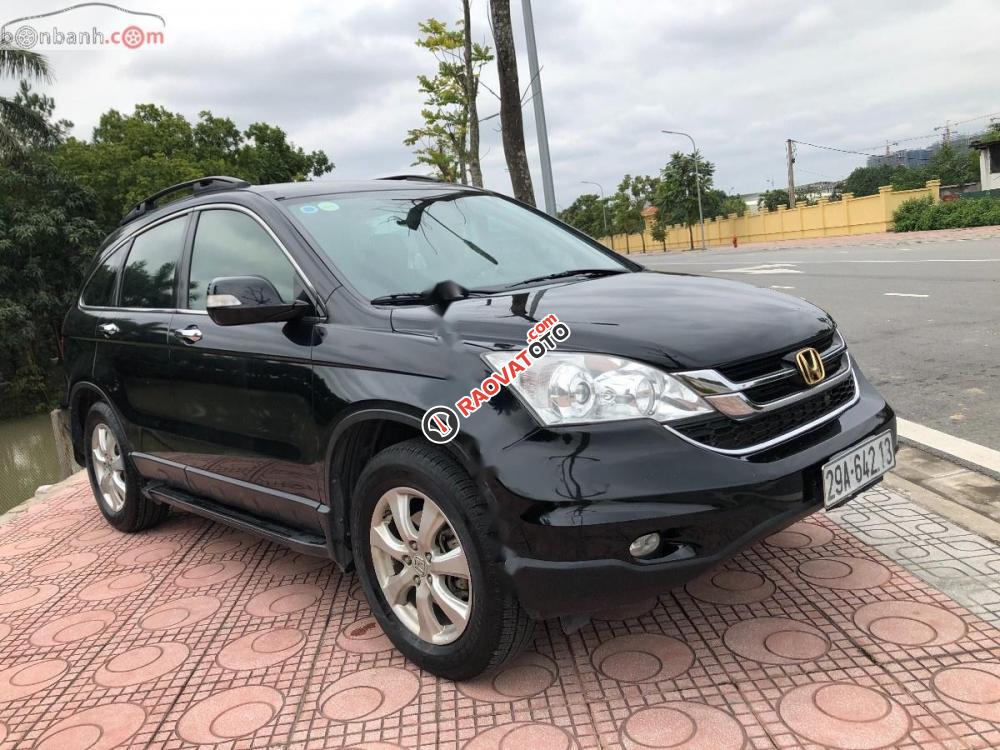 Cần bán gấp Honda CR V 2.4 đời 2012, màu đen còn mới, 640tr-1