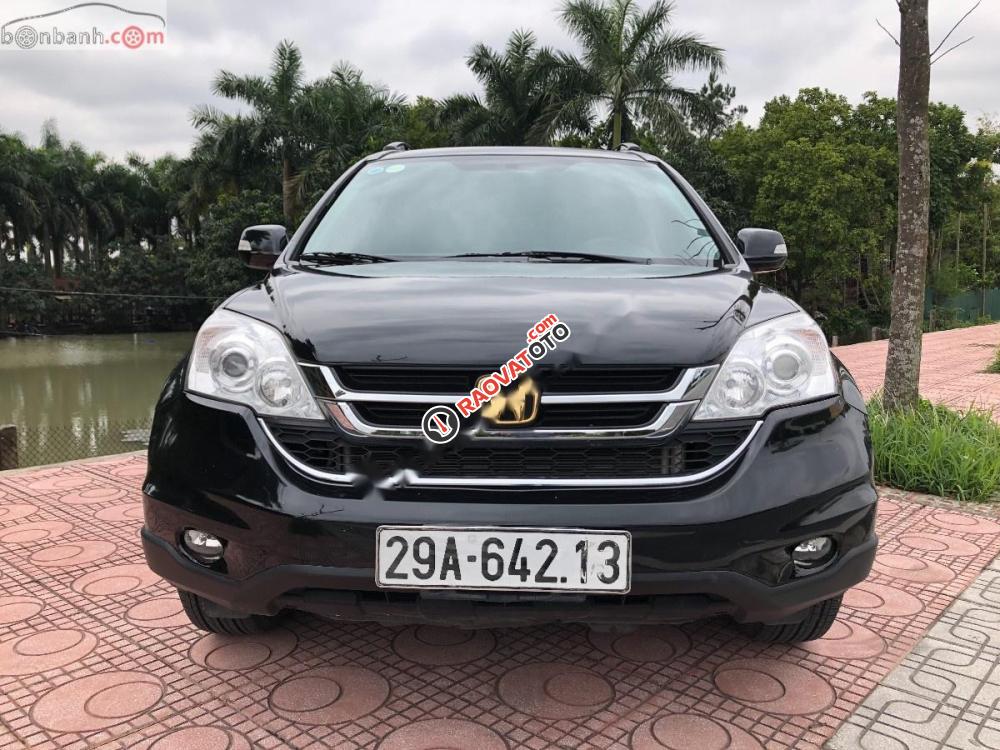 Cần bán gấp Honda CR V 2.4 đời 2012, màu đen còn mới, 640tr-2