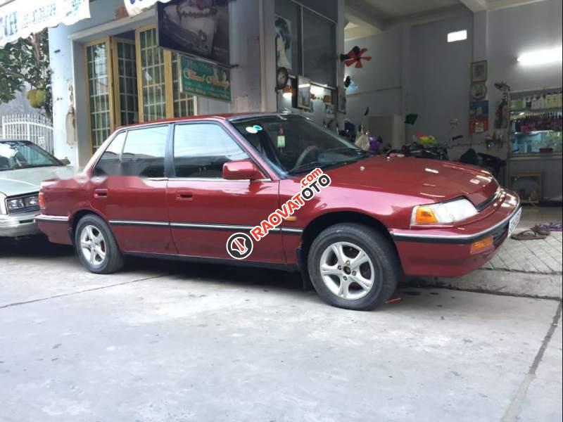 Cần bán gấp Honda Civic đời 1990, màu đỏ, nhập khẩu nguyên chiếc-1