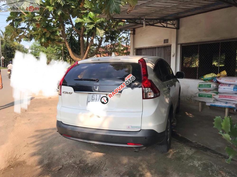 Cần bán xe Honda CR V 2.0 AT sản xuất năm 2013, màu trắng số tự động-5