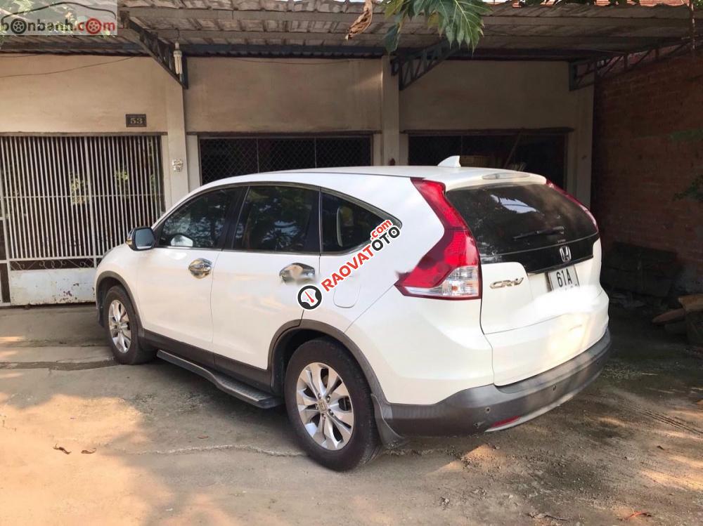 Cần bán xe Honda CR V 2.0 AT sản xuất năm 2013, màu trắng số tự động-0