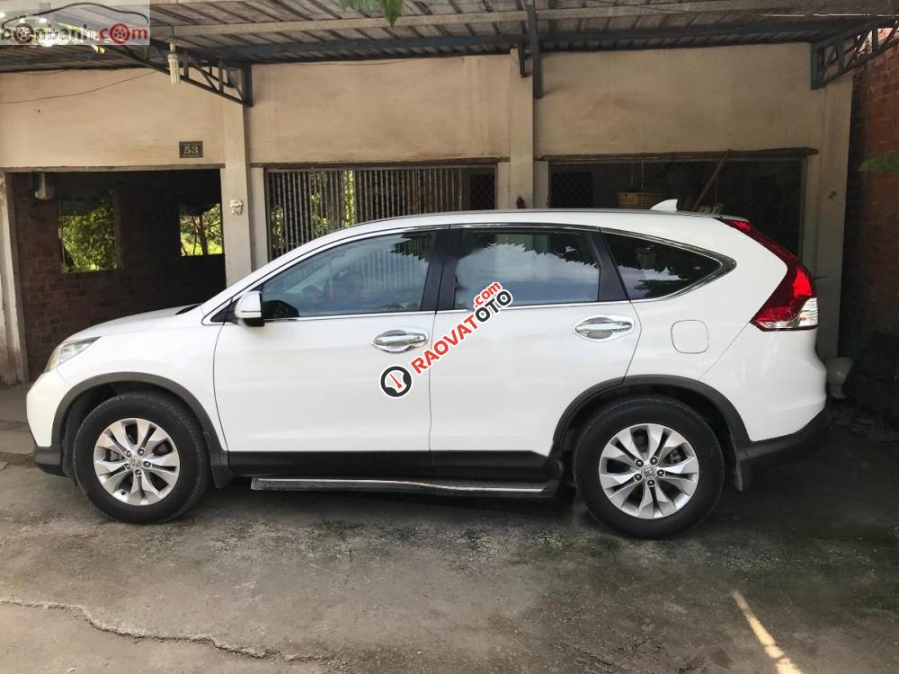 Cần bán xe Honda CR V 2.0 AT sản xuất năm 2013, màu trắng số tự động-8