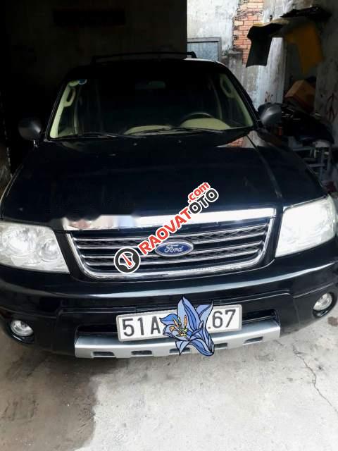 Gia đình bán xe Ford Escape XLT sản xuất 2004, màu đen, giá tốt-5